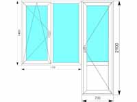 Эскиз окна Схема окна