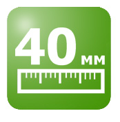 Толщина стеклопакета - 40 мм