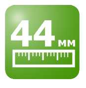 Толщина стеклопакета - 44 мм